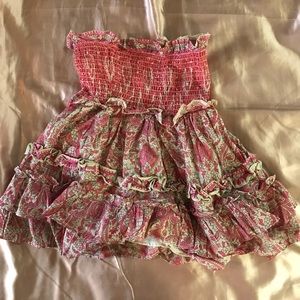 🦋NOT WORN🦋 pink and tan jennifer grace skirt